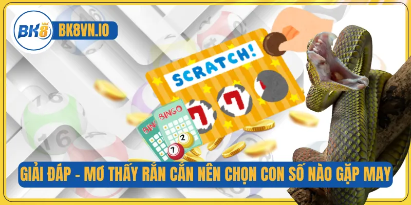 Giải đáp - mơ thấy rắn cắn nên chọn con số nào gặp may